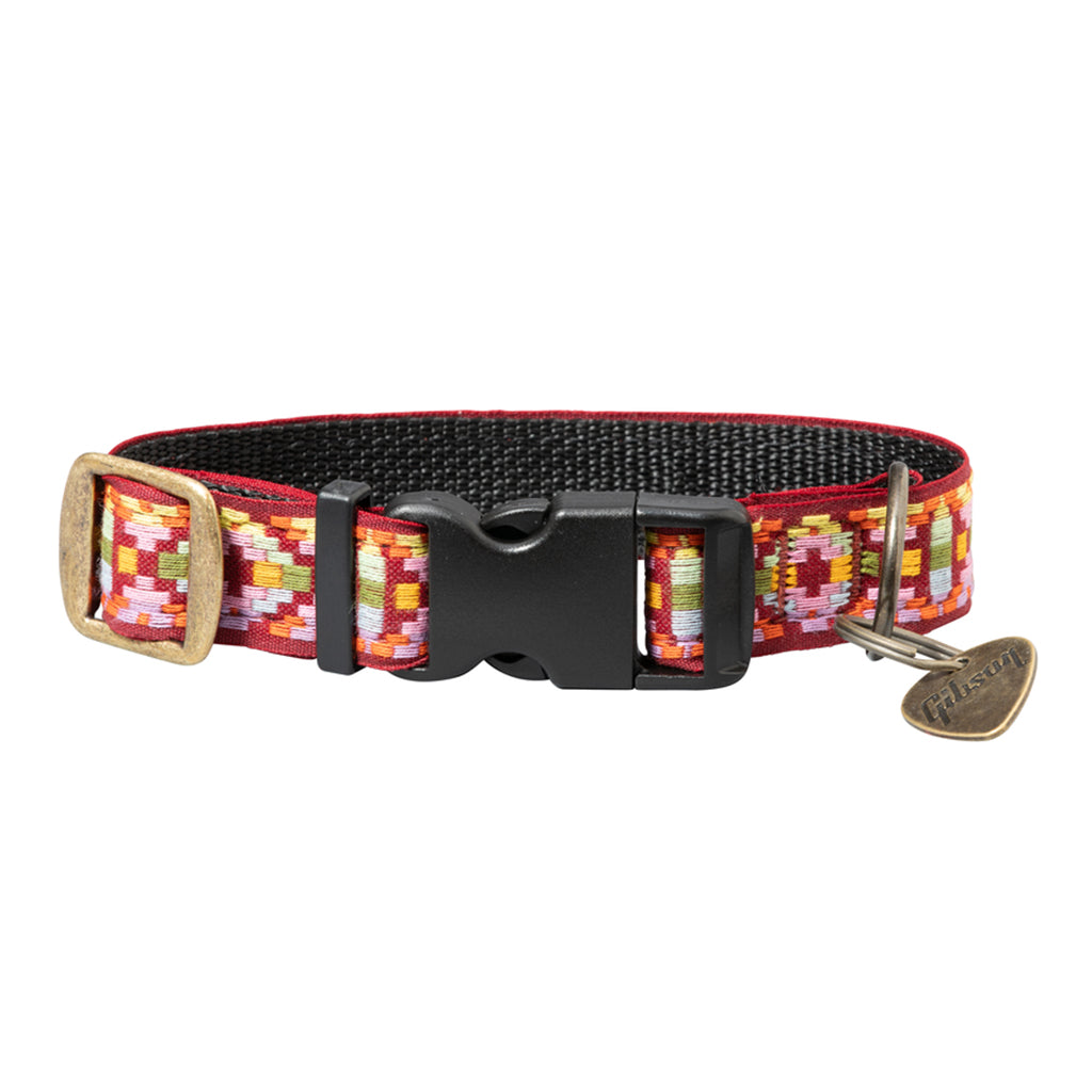 Gibson Dog GTR Strap & Collar Set Pink LG 27-40KG