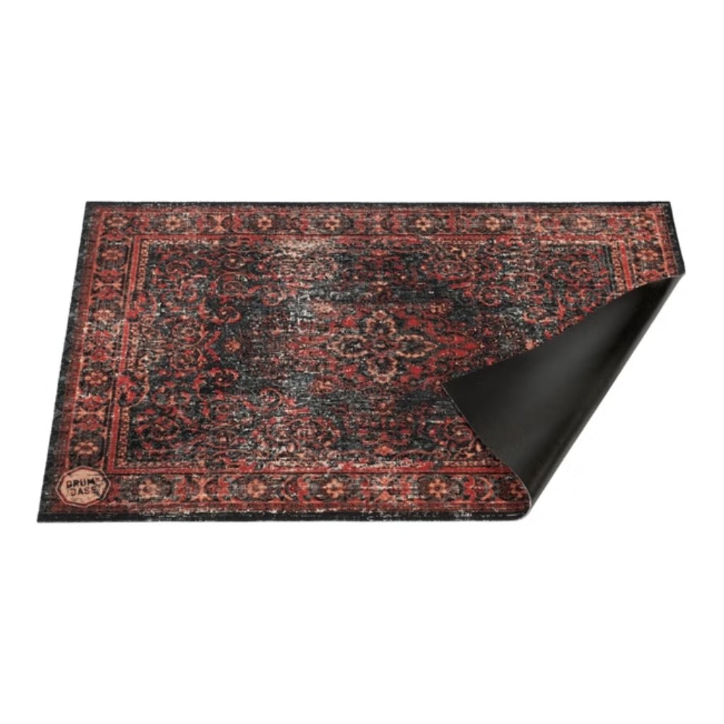 DRUMnBASE VP130 Stage Mat - Black Red, 130x90cm Drum Accessories Sky Music