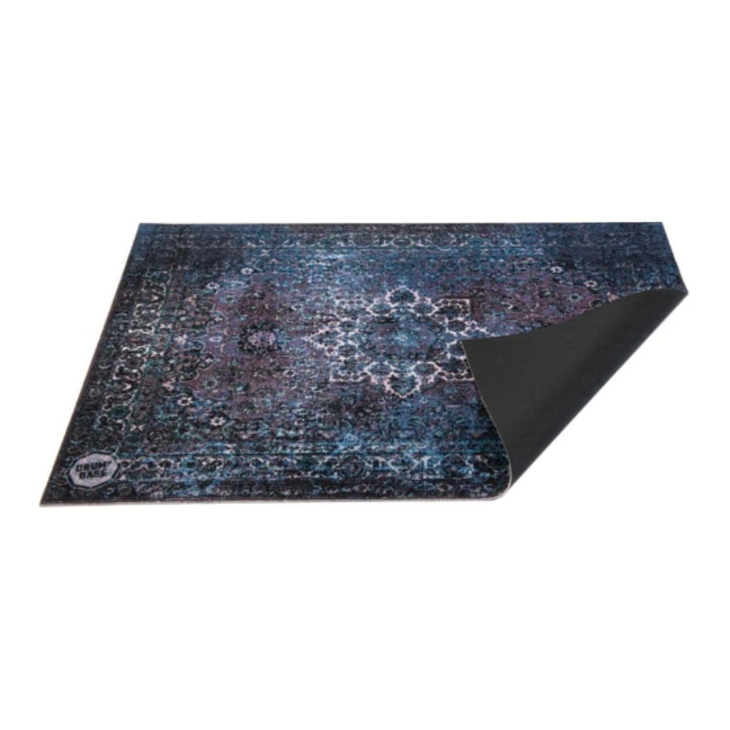 DRUMnBASE VP185 Stage Mat - Blue Vintage Persian , 185x160cm Drum Accessories Sky Music