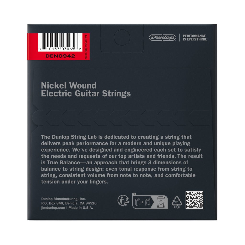 Dunlop DEN942 Electric Guitar Strings – Light 9-42 Guitar Strings Sky Music