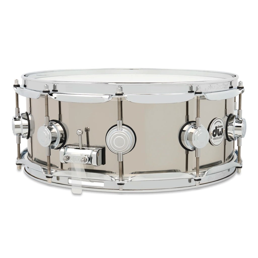 DW Collectors Stainless Steel Snare with Chrome Hardware 14x5.5 Snare Drums Sky Music