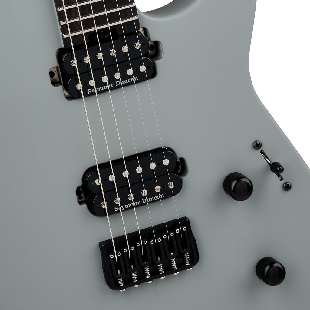 Jackson American Series Soloist SL2 DX HT Electric Guitar Ebony Fingerboard Satin Porsche Gray