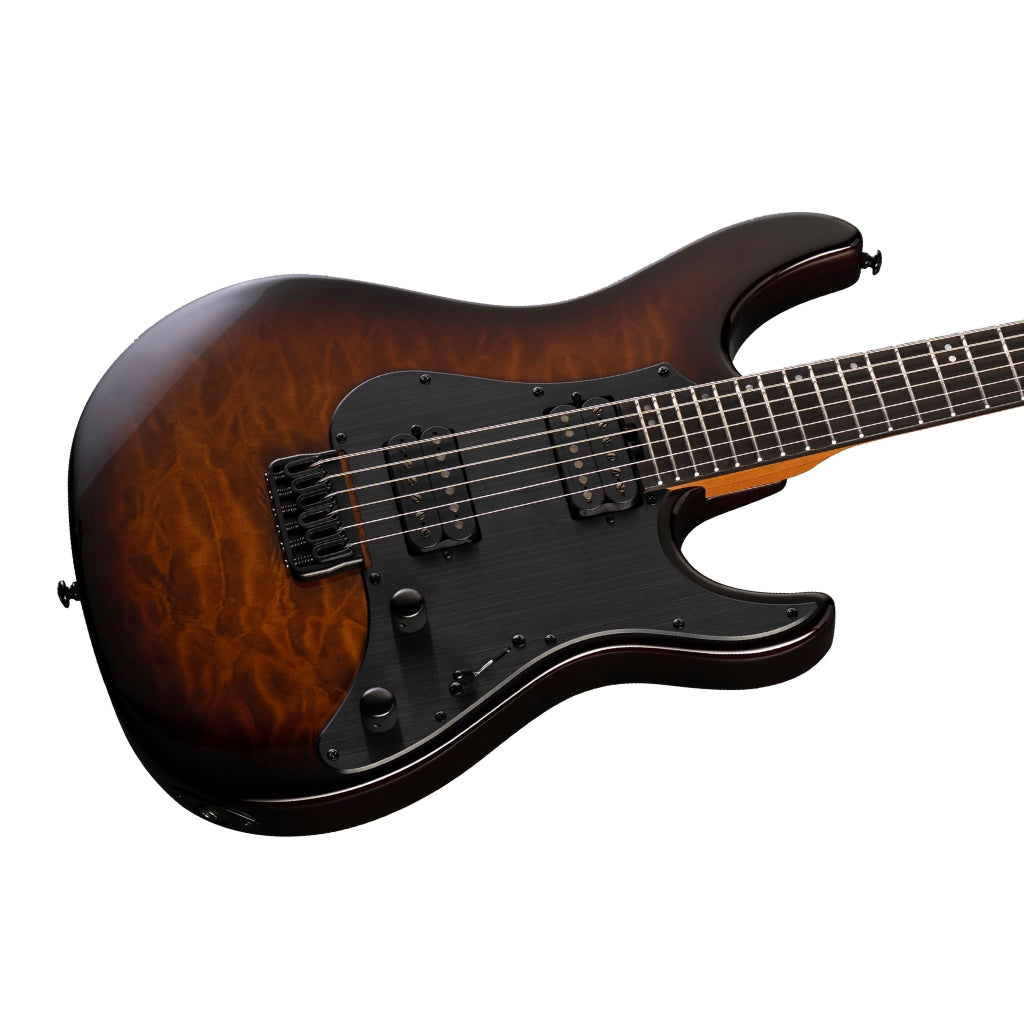 ESP LTD - Deluxe SN-1000 HT Electric Guitar - Dark Brown Sunburst