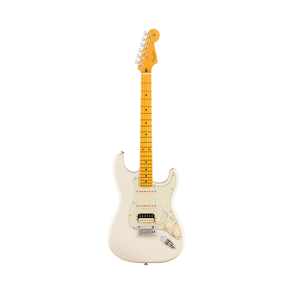Fender American Professional Stratocaster HSS Maple Electric Guitar - Olympic White