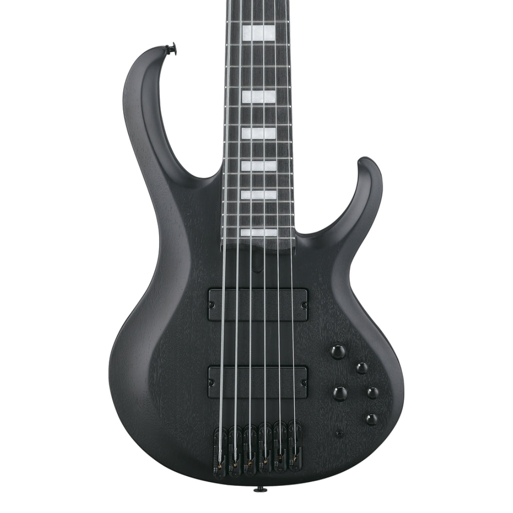 Ibanez - Fab1 Wk Felipe Andreoli 6-String Signature Bass Guitar - Weathered Black