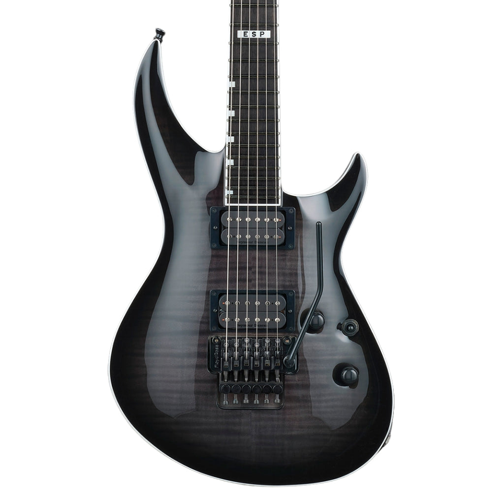 ESP - E-II Horizon 3 Flame Maple - See Through Black