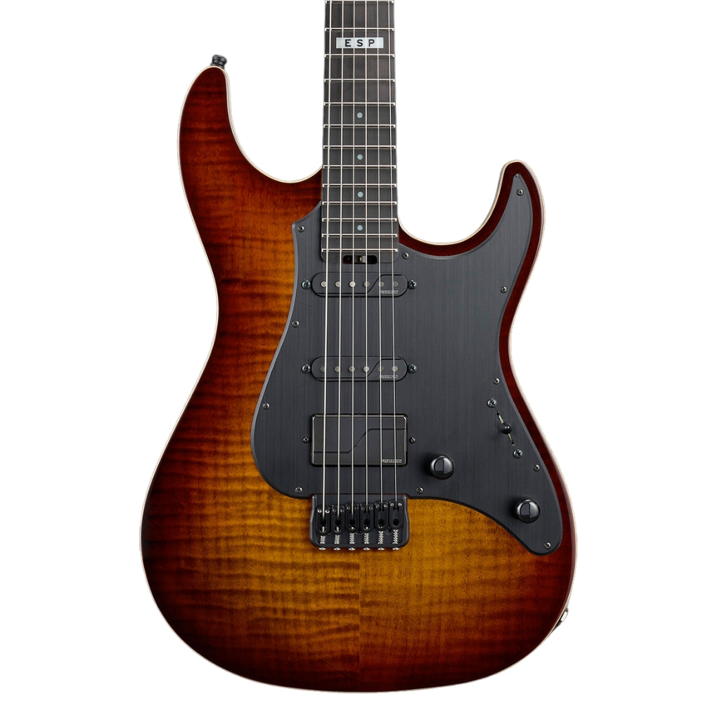 ESP - E-II SN-3 HT Electric Guitar - Tiger Eye Sunburst