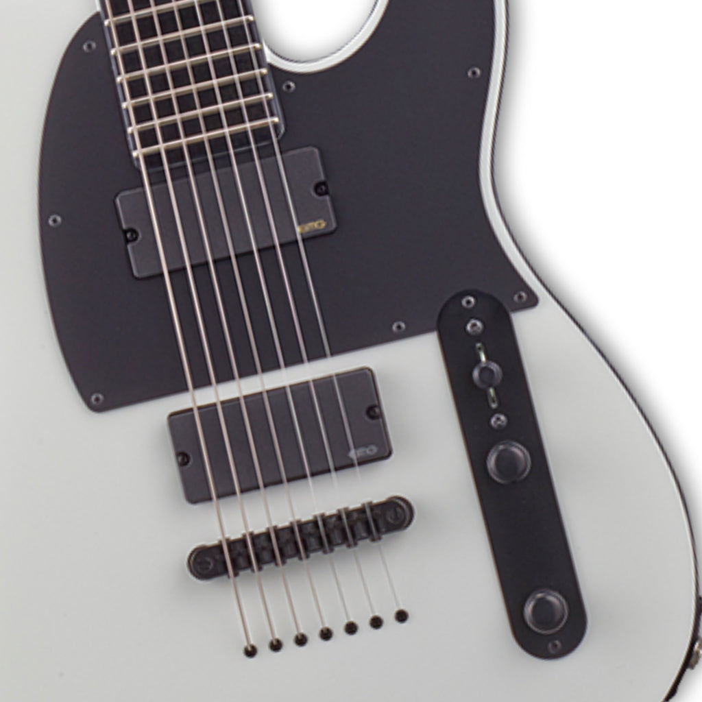 ESP EII T B7 Baritone Electric Guitar 7 String Snow White