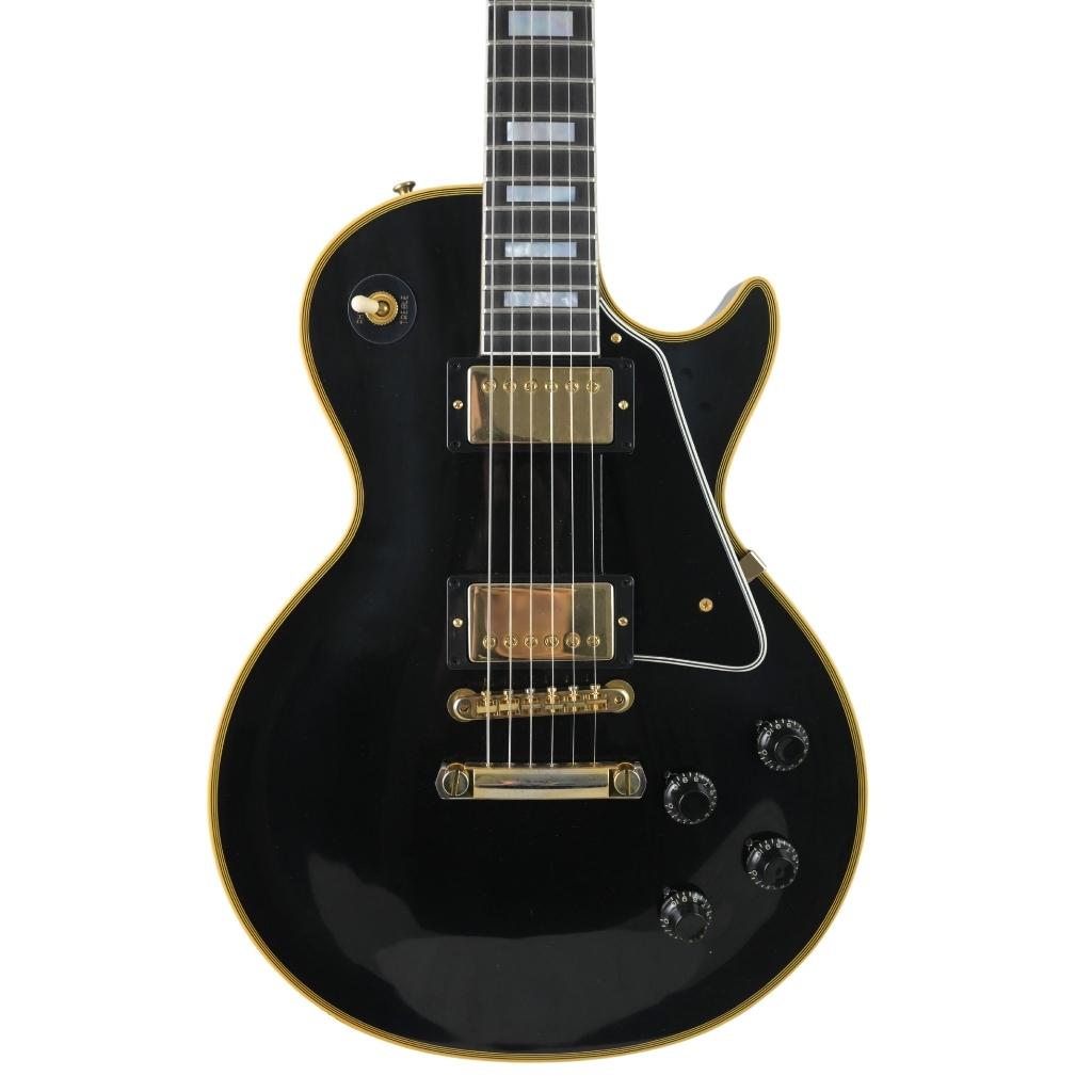 Gibson Custom - 1957 Les Paul Custom Reissue Electric Guitar - Ebony, VOS