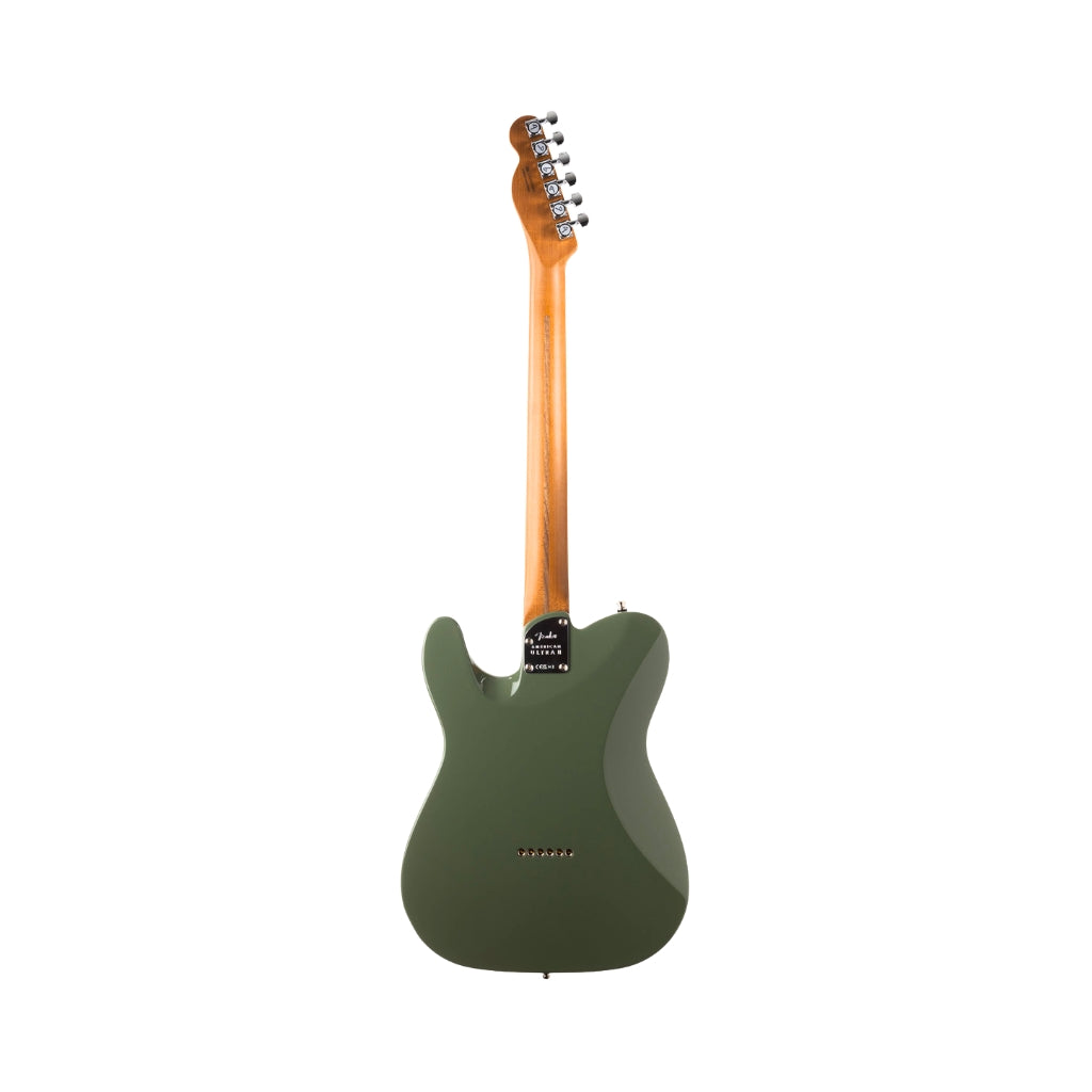 Fender American Ultra II Limited Edition Telecaster Roasted Maple Neck - Antique Olive