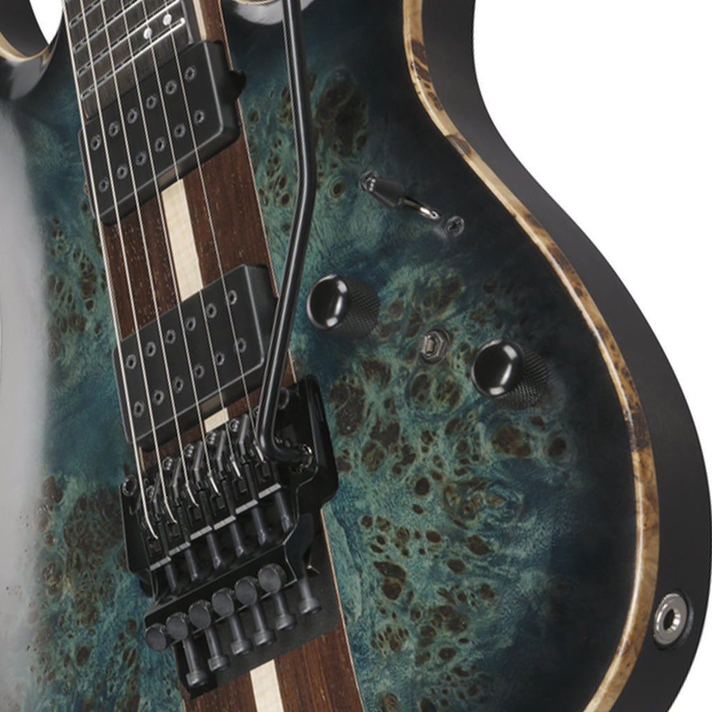 Ibanez RGA20P1PB Premium Electric Guitar w/Gigbag - Cosmic Blue Burst Low Gloss