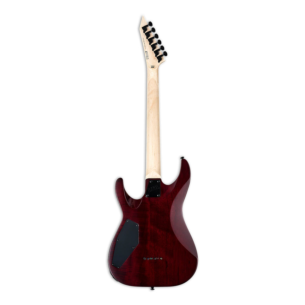 ESP LTD MH200QM NT Roasted Jatoba Fingerboard See Thru Black Cherry