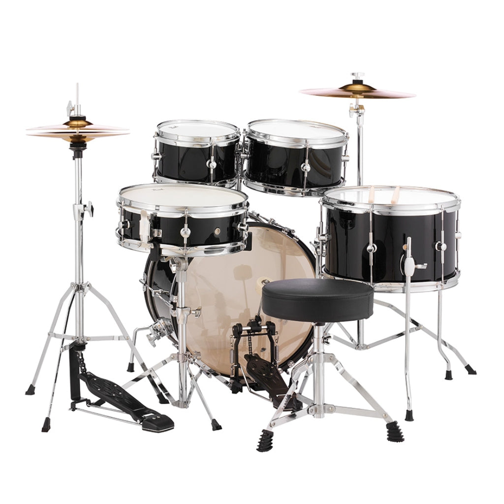 Pearl - Roadshow Junior 5pc Drum Kit with Hardware - Jet Black