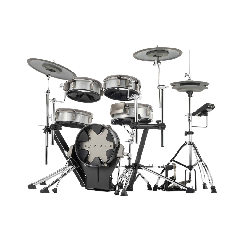 EFNOTE - 3 Style-A Electronic Drum Kit - White Sparkle