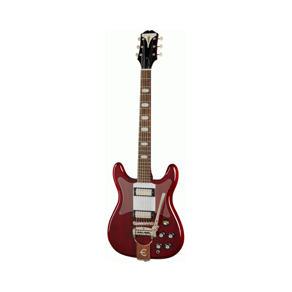 Epiphone Cretswood Custom Tremotone Rosewood Electric Guitar - Cherry