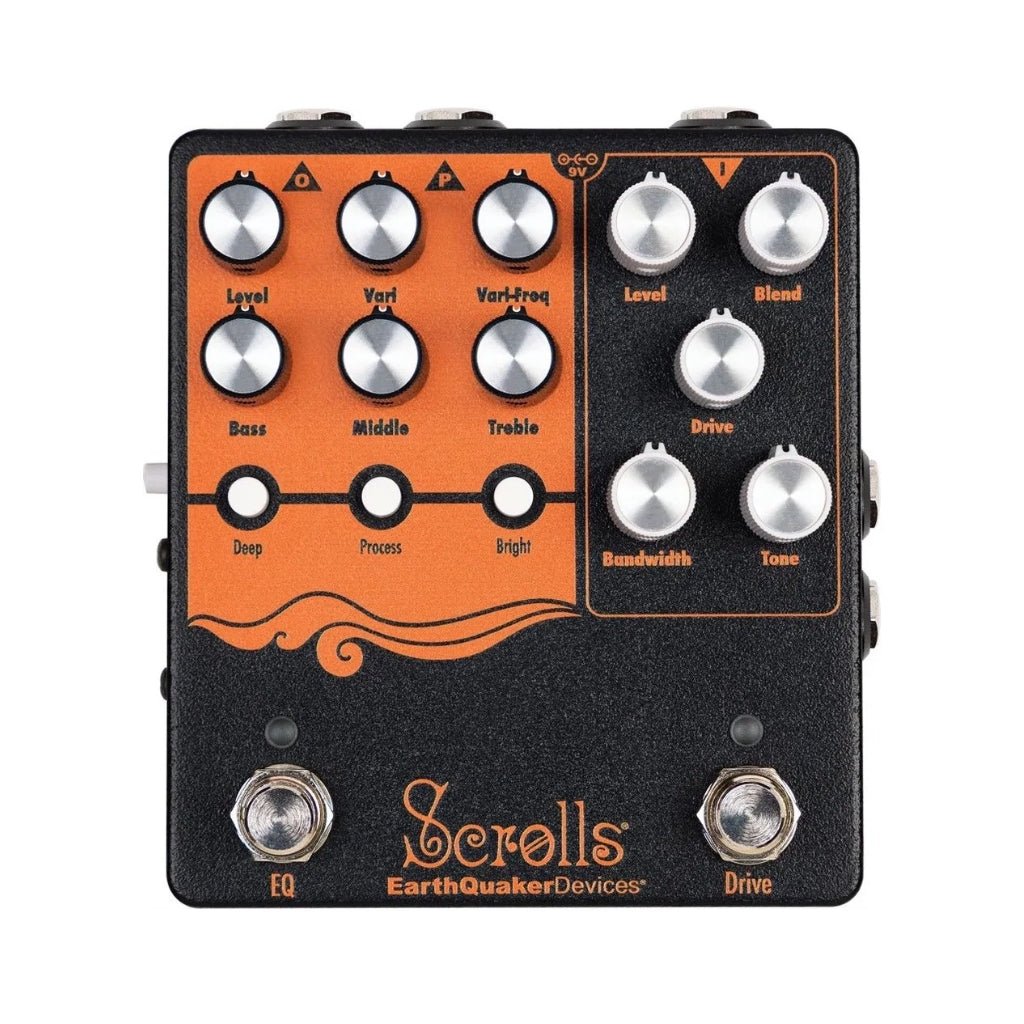 Earthquaker Devices Scrolls Bass Odyssey Analog Bass Preamp Pedal Effects Pedals Sky Music
