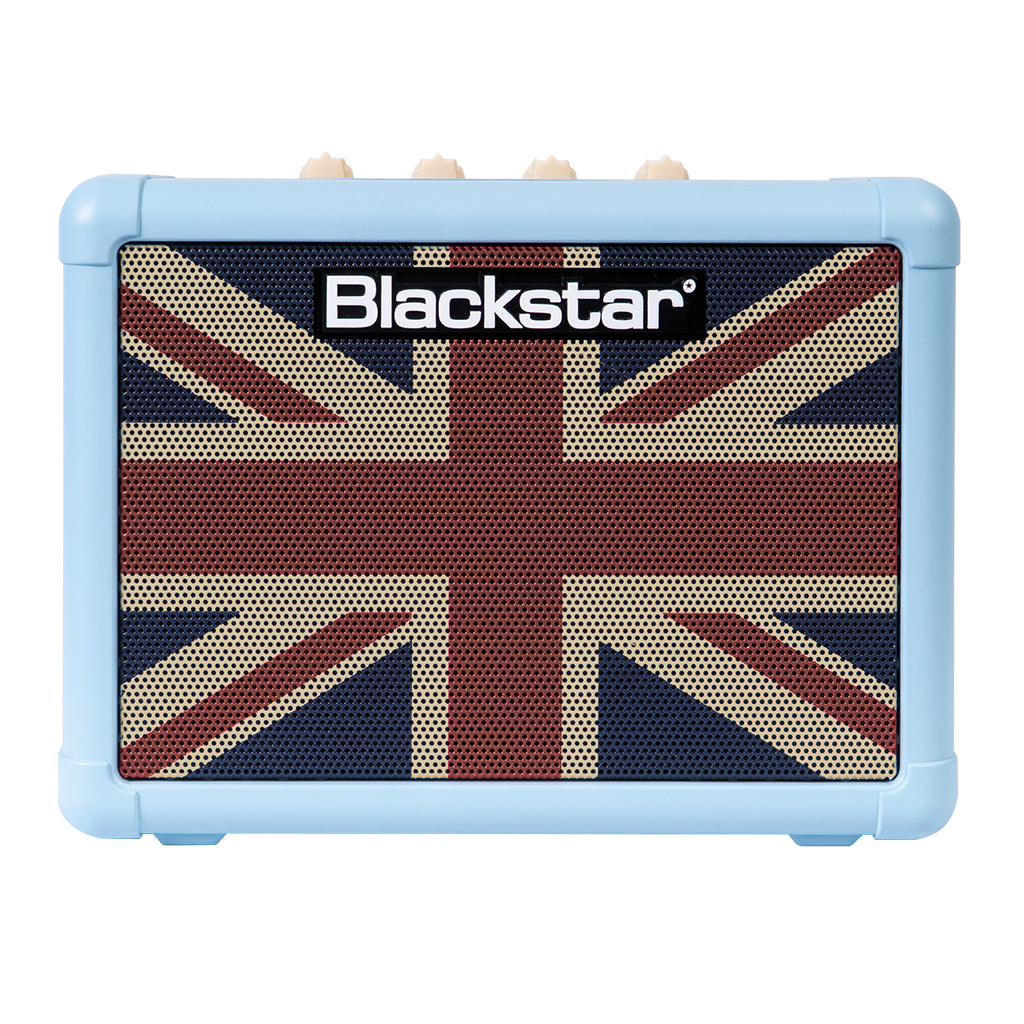 Blackstar Fly 3-Watt 2-Channel Compact Amplifier- Baby Blue Union Jack