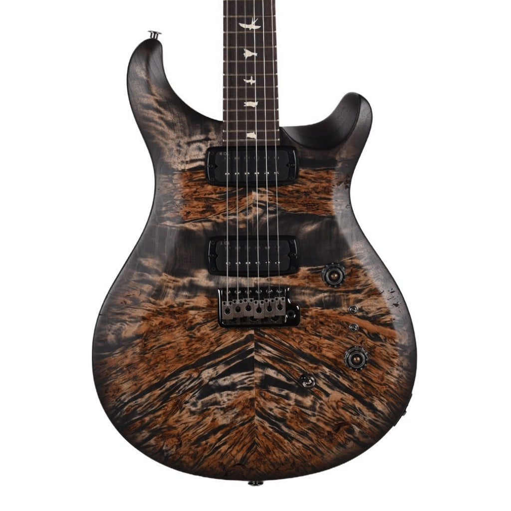 PRS - Limited Edition Wood Library Select S2 Custom 24-08 Poplar Burl Electric Guitar - Charcoal Burst