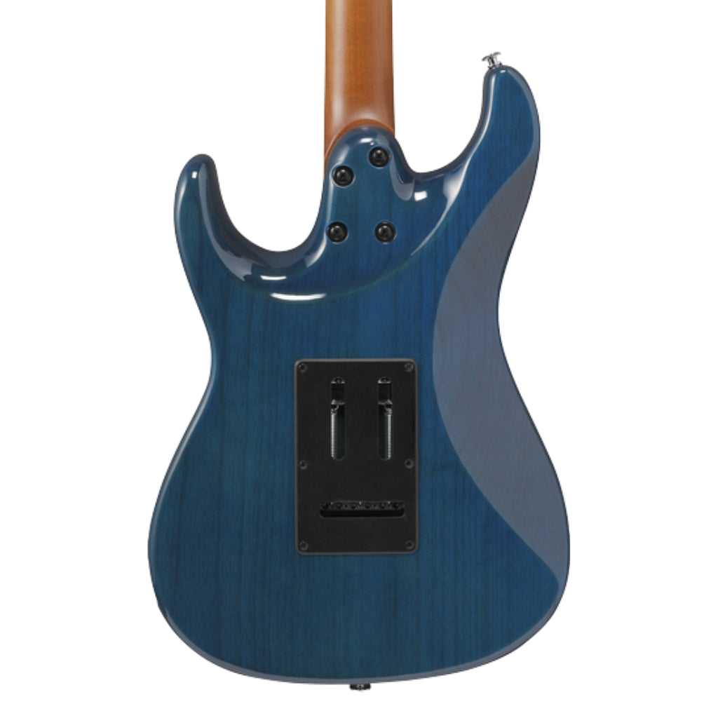 Ibanez - AZ22S1F TXB Electric Guitar Bundle With BIGMINI Tuner - Transparent Turquoise Burst