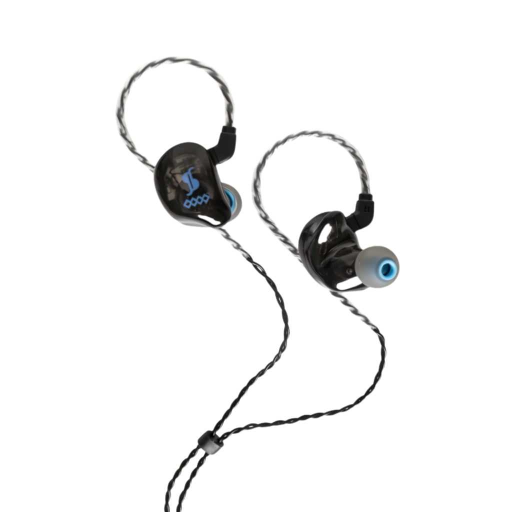 Stagg SPM-435 4 Driver High Resolution In-Ear Monitors - Black