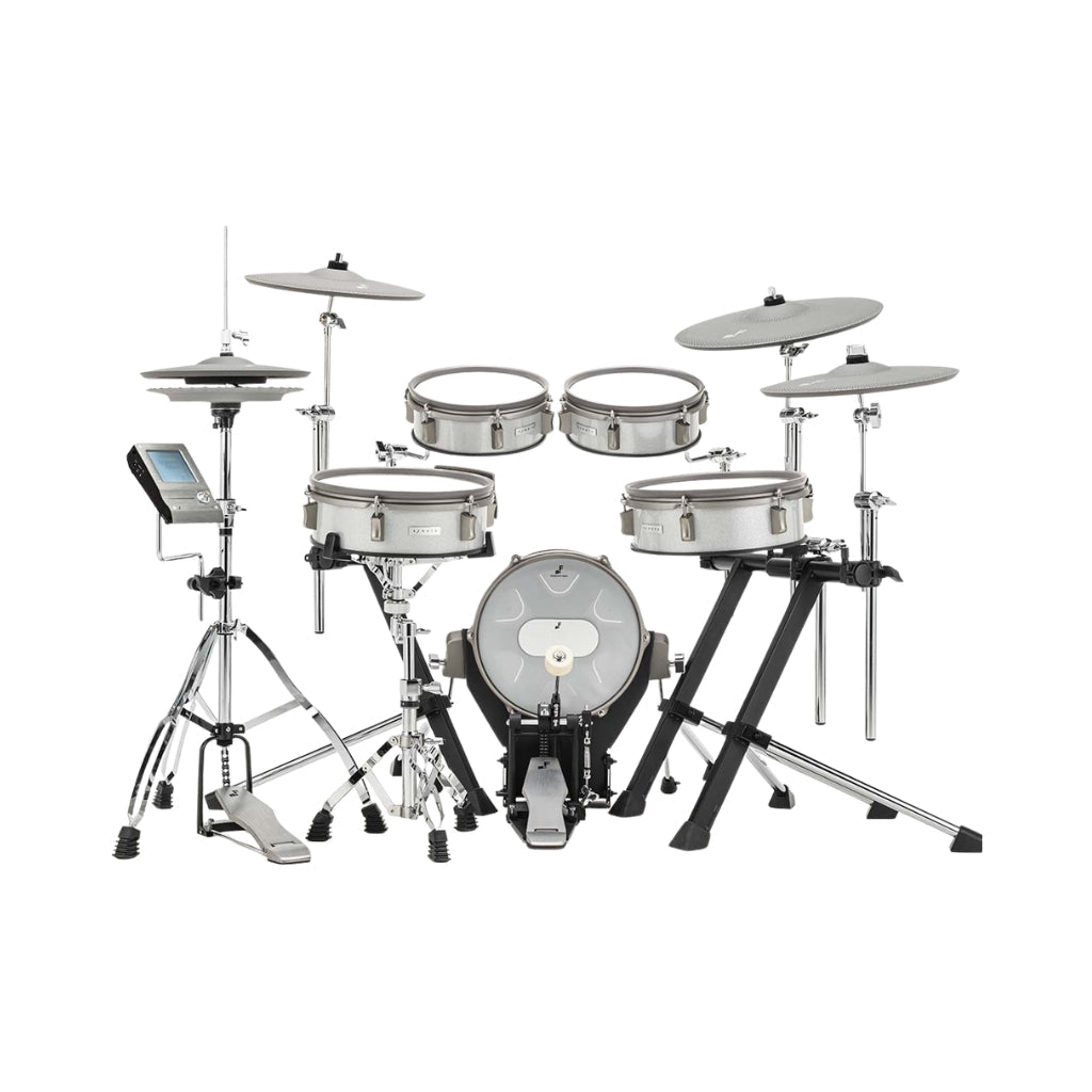 EFNOTE 3B EFD-3B Electronic Drum Kit - White Sparkle Electronic Drum Kits Sky Music
