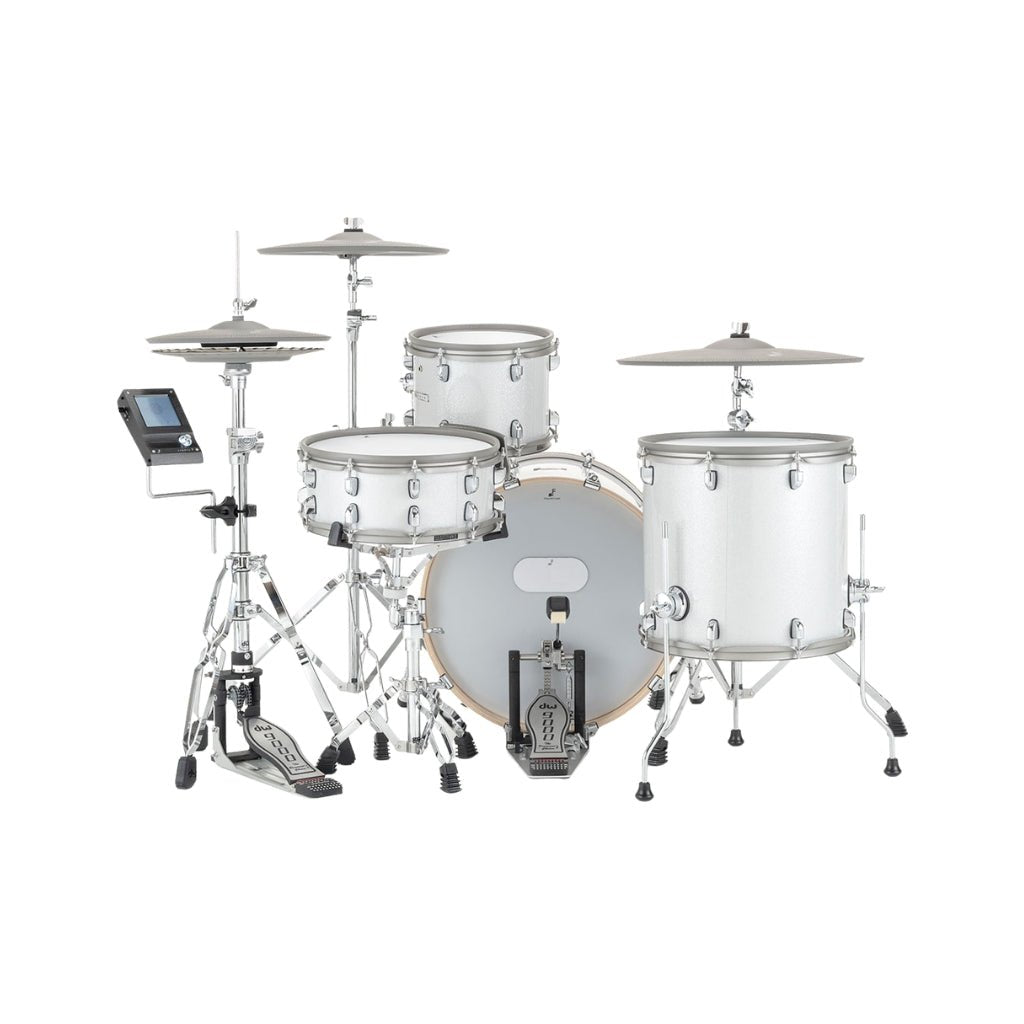 EFNOTE EST7 Electronic Drum Kit w/A+C+D Package - White Sparkle Electronic Drum Kits Sky Music