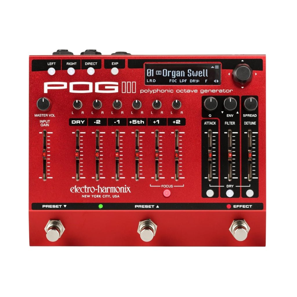 Electro-Harmonix POG3 Polyphonic Octave Generator Pedal Effects Pedals Sky Music