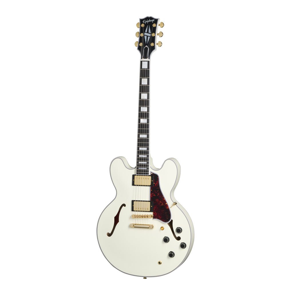 Epiphone 1959 ES355 Classic White with Hardcase Electric Guitars Sky Music