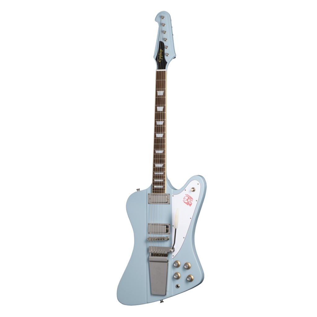 Epiphone 1963 Firebird V Maestro In Case Frost Blue Electric Guitars Sky Music