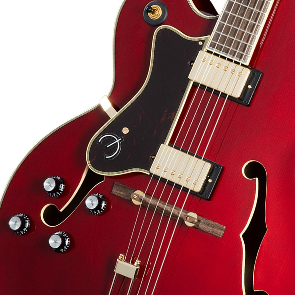 Epiphone Broadway Rosewood Left-handed Hollowbody Electric Guitar - Wine Red Electric Guitars Sky Music