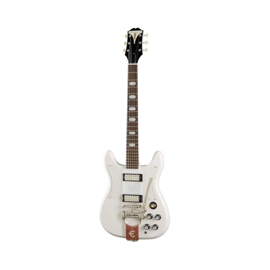 Epiphone Cretswood Custom Tremotone Rosewood Electric Guitar - Polaris White Electric Guitars Sky Music
