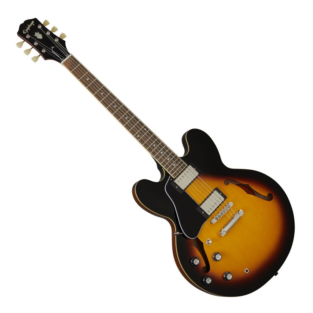 Epiphone ES335 Rosewood Left Handed Semi-Hollow Electric Guitar - Vintage Sunburst Electric Guitars Sky Music