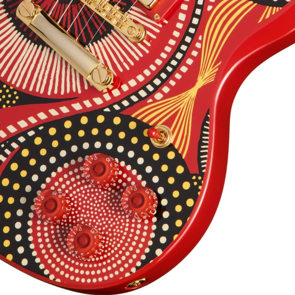 Epiphone Fatoumata Diawara Signature SG Electric Guitar - Ember Red w/ Graphic Electric Guitars Sky Music
