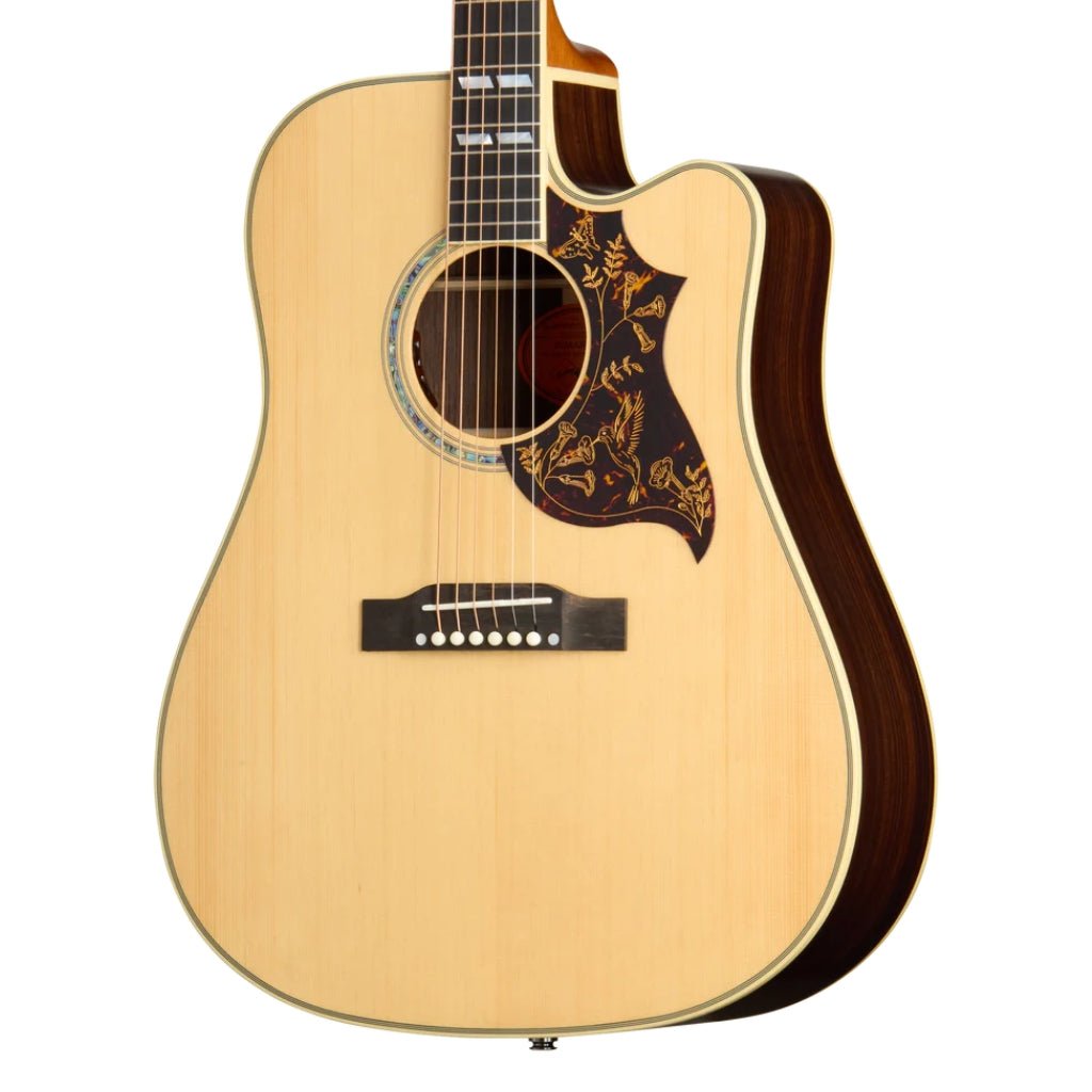 Epiphone Hummingbird Deluxe EC Acoustic-Electric Guitar - Natural Acoustic Guitars Sky Music