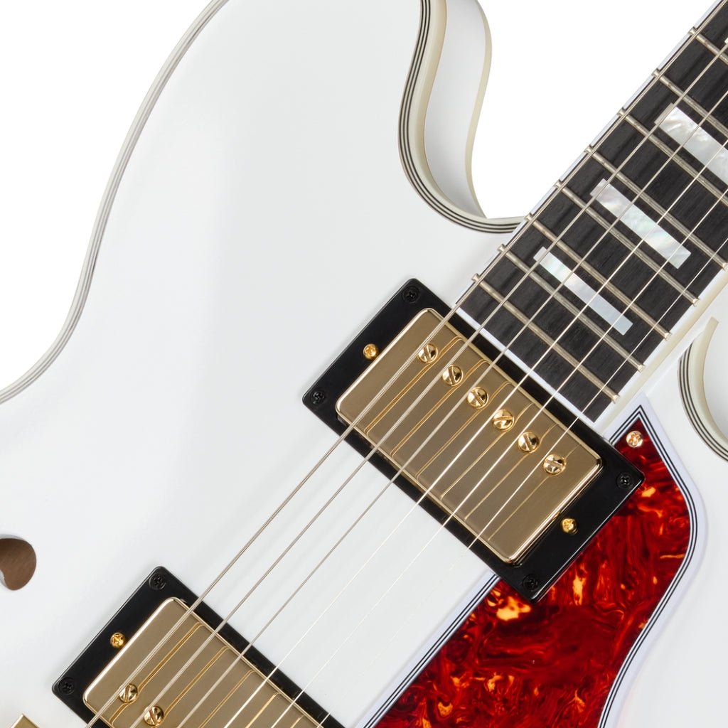 Epiphone Inspired By Gibson Custom Alex Lifeson 1976 ES-355 Electric Guitar - Alpine White Electric Guitars Sky Music