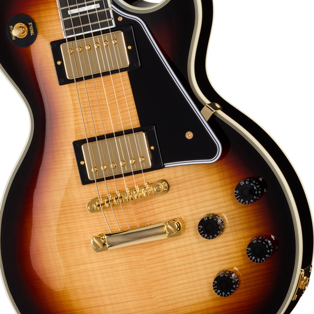 Epiphone Inspired by Gibson Custom Les Paul Custom Electric Guitar - Sedona Burst Electric Guitars Sky Music