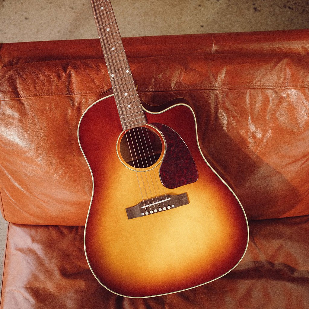Epiphone J-45 Standard EC Acoustic Guitar - Honey Burst Acoustic Guitars Sky Music