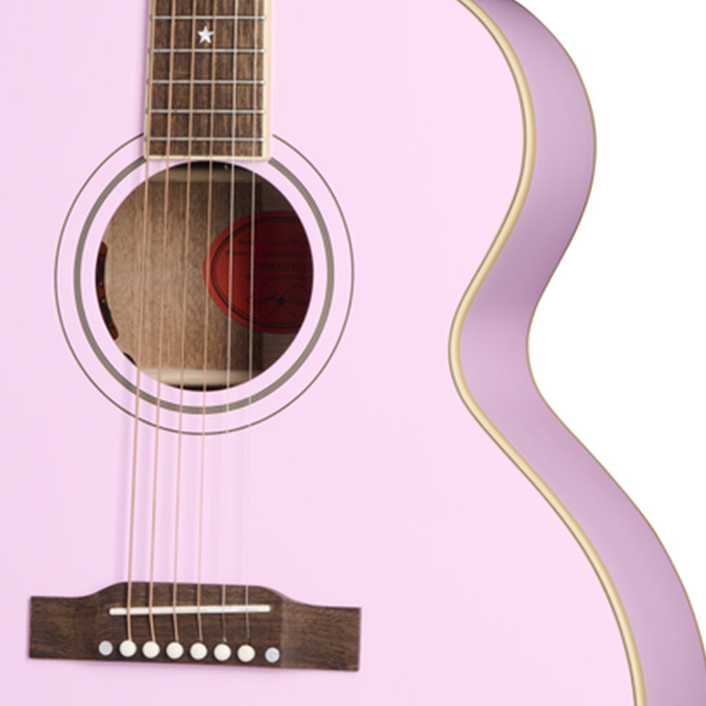 Epiphone J180 LS Pink with Hardcase Acoustic Guitars Sky Music