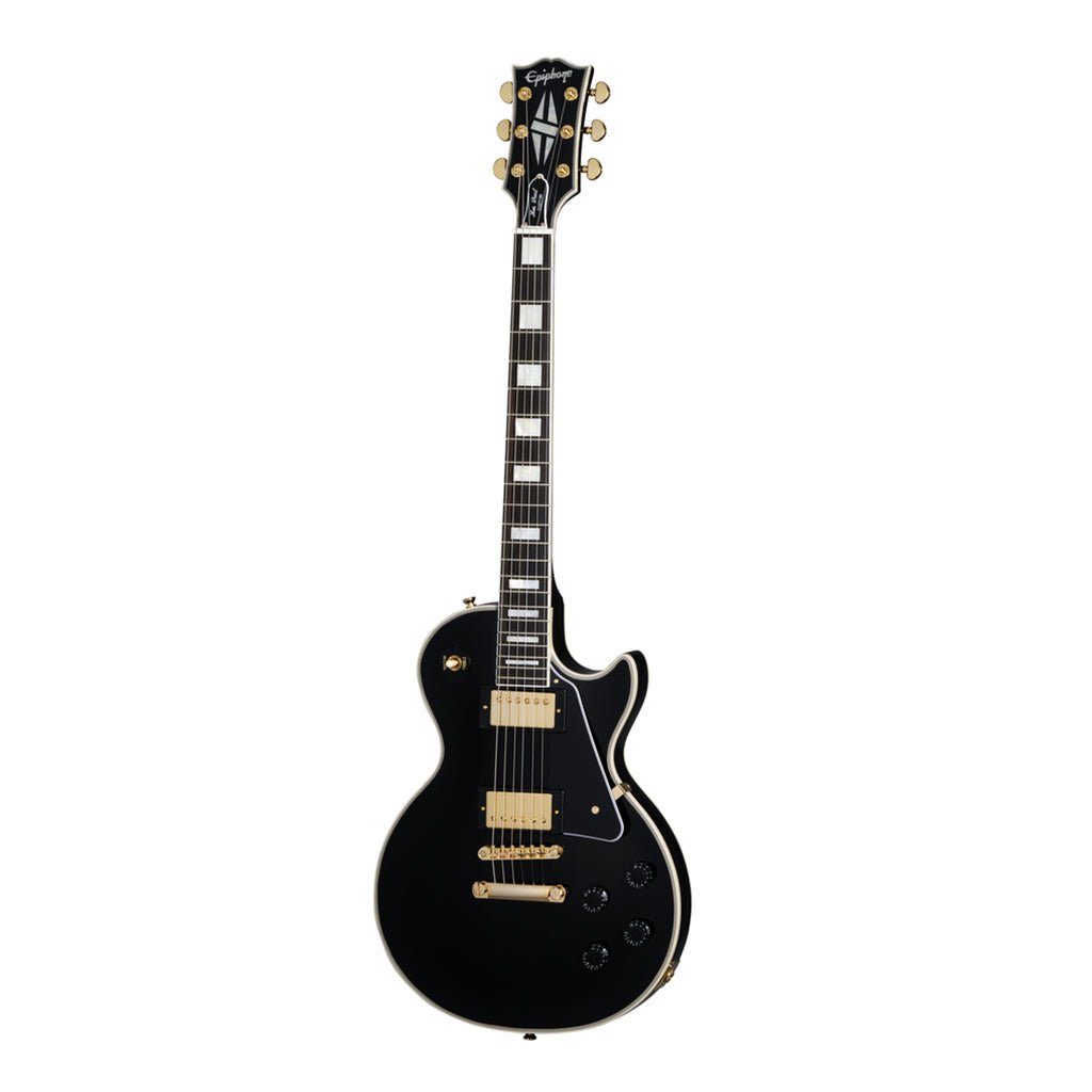 Epiphone Les Paul Custom Ebony with Hardcase Electric Guitars Sky Music