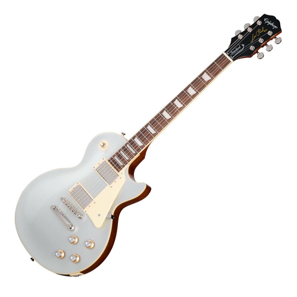 Epiphone Les Paul Standard 60s with Premium Gig Bag - Silver Mist Electric Guitars Sky Music