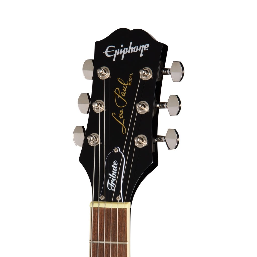 Epiphone Les Paul Tribute Electric Guitar - Transparent Ebony Burst Electric Guitars Sky Music