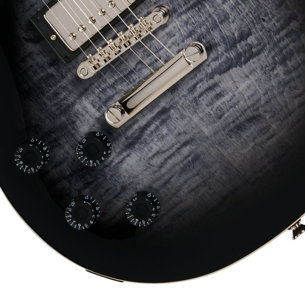 Epiphone Les Paul Tribute Electric Guitar - Transparent Ebony Burst, Left Handed Electric Guitars Sky Music