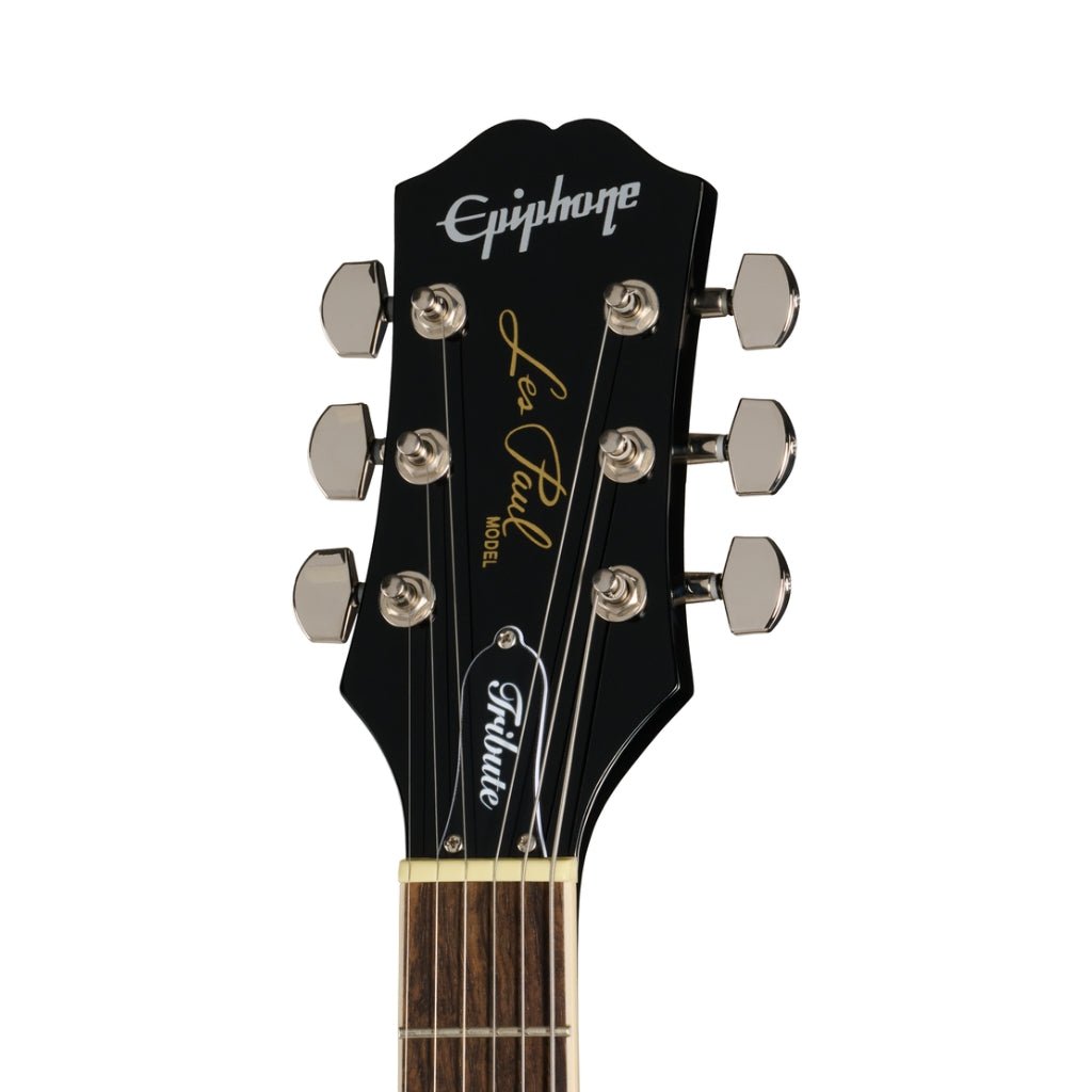 Epiphone Les Paul Tribute Electric Guitar - Transparent Ebony Burst, Left Handed Electric Guitars Sky Music
