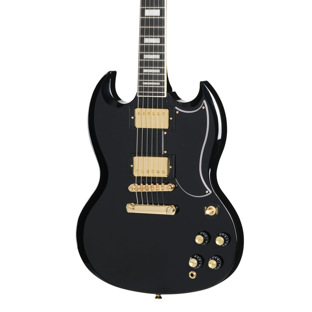 Epiphone SG Custom with Premium Gig Bag - Ebony Electric Guitars Sky Music