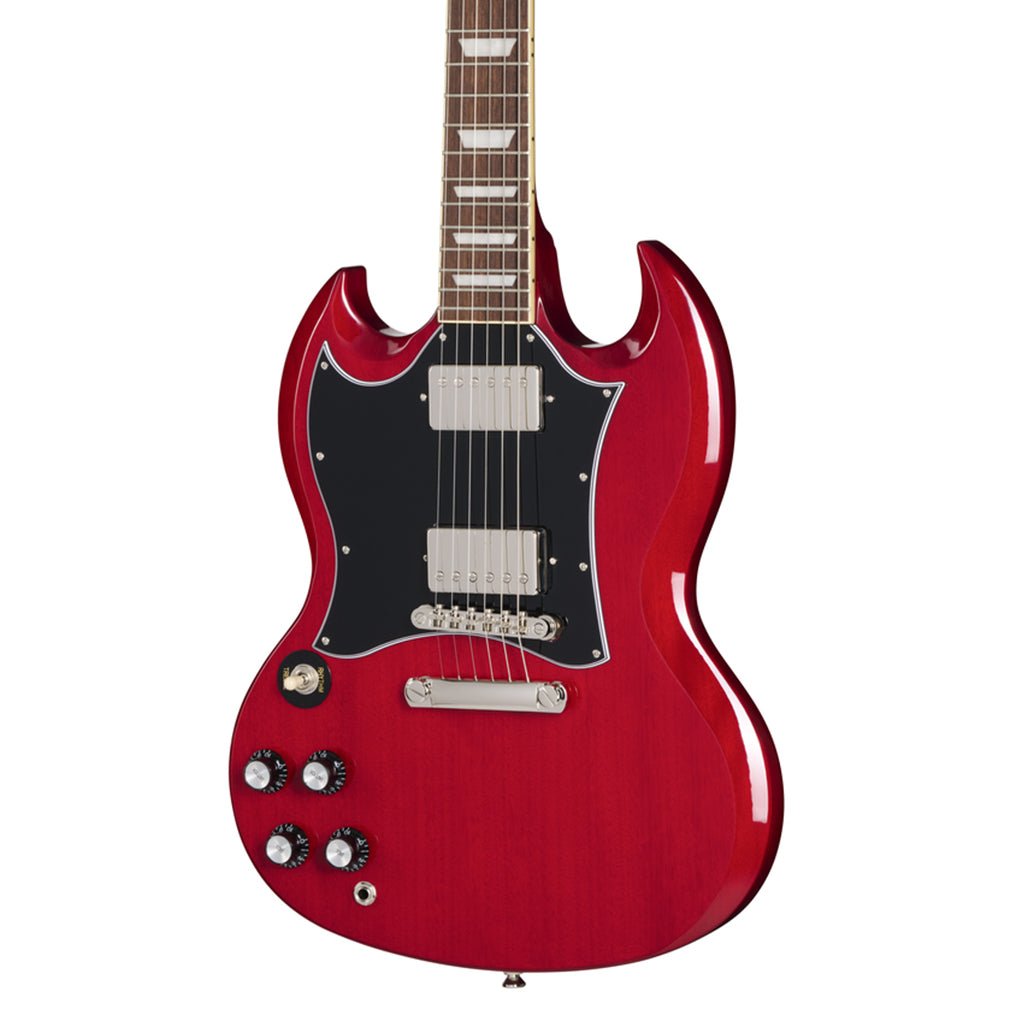 Epiphone SG Standard with Premium Gig Bag Left Handed - Cherry Electric Guitars Sky Music