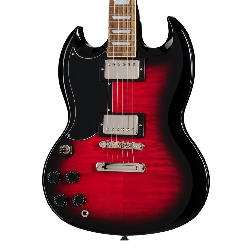 Epiphone SG Tribute Electric Guitar - Cherry Burst, Left Handed Electric Guitars Sky Music