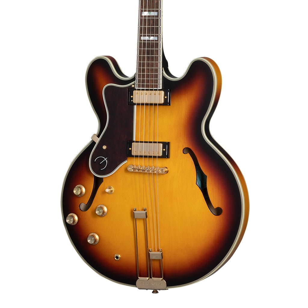 Epiphone Sheraton Frequensator Rosewood LH Semi-Hollow Electric Guitar - Vintage Sunburst Electric Guitars Sky Music