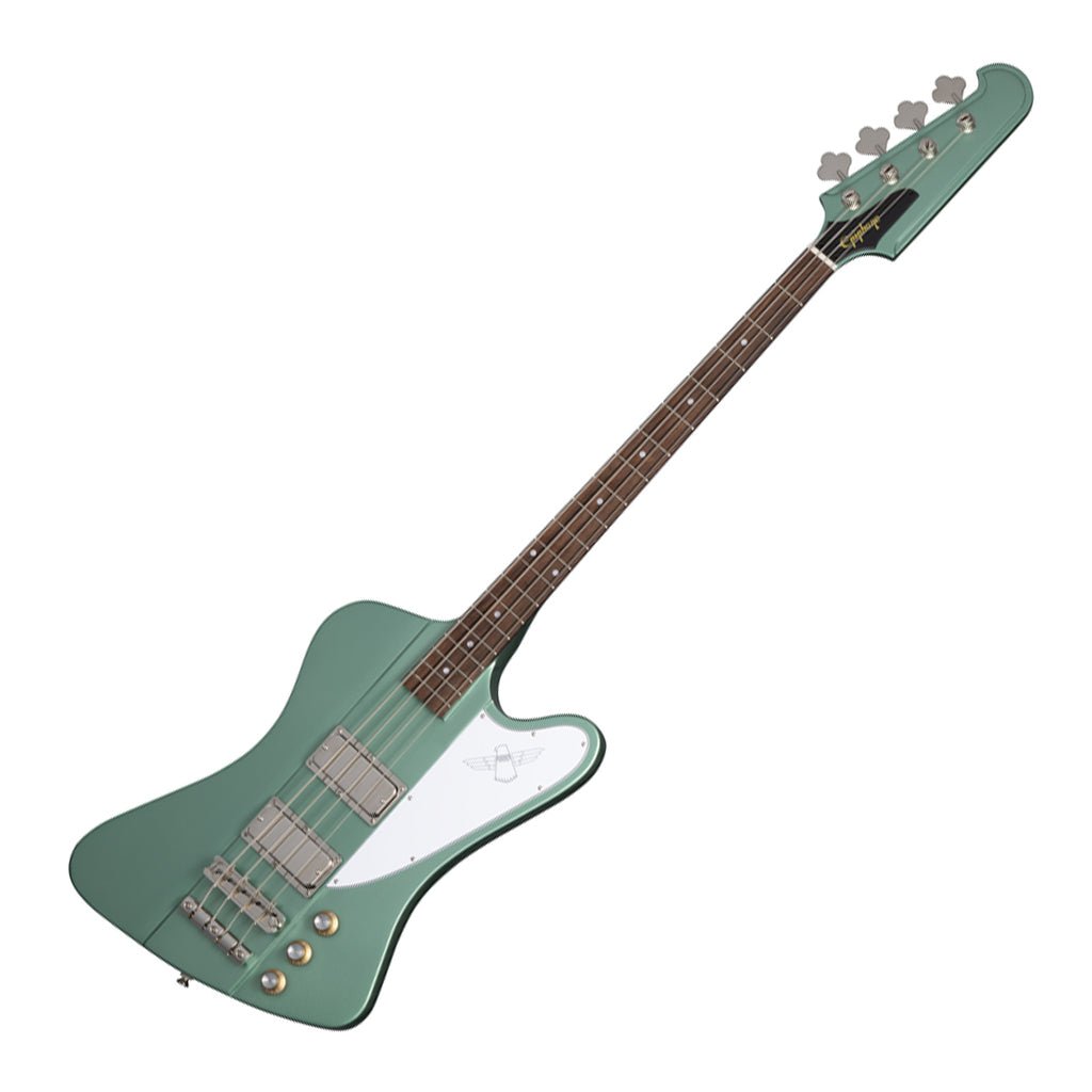 Epiphone Thunderbird 64 In Gig Bag Inverness Green Bass Guitars Sky Music