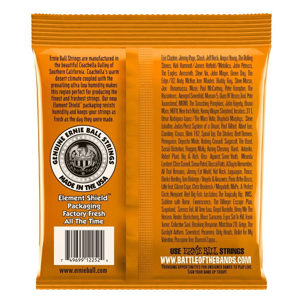 Ernie Ball Hybrid Slinky Classic Rock n Roll Pure Nickel Wrap Electric Guitar Strings, 9-46 Gauge Guitar Strings Sky Music