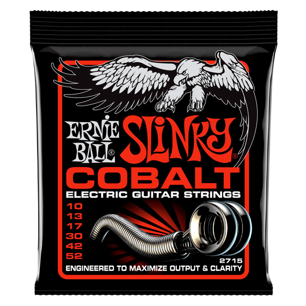 Ernie Ball Skinny Top Heavy Bottom Slinky Cobalt Electric Guitar Strings 10 52 Gauge